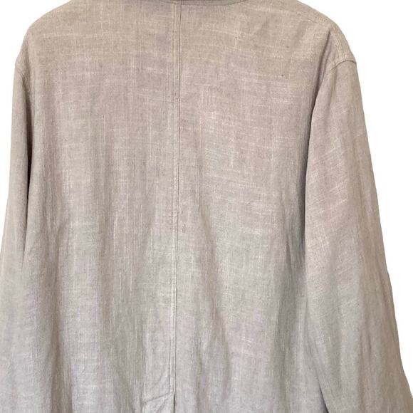 FREE PEOPLE We The Free Beckett Boyfriend Linen Blend Blazer, Size M - Picture 8 of 13